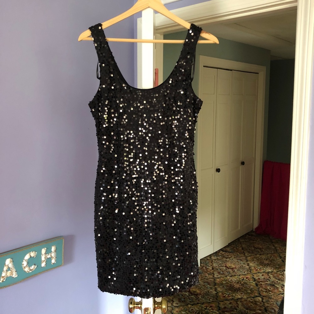 ✨Nordstrom NWT Sequin Black Dress